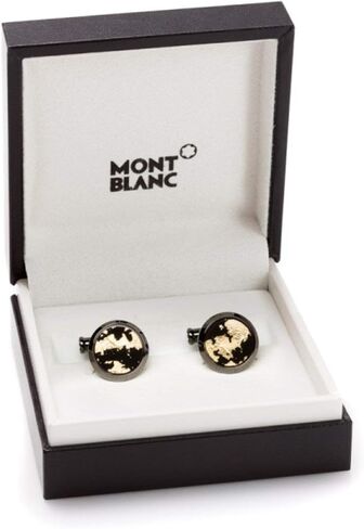 MONTBLANC Sartorial Black Stainless Steel Cuff Links 112907 in Saudi Arabia