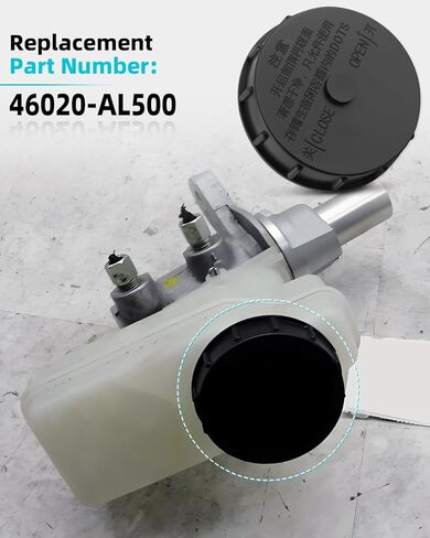 Brake Master Cylinder Oil Reservoir Tank Cap Assy 46020-AL500 Fit for Infiniti QX70/FX QX50/EX Q60/G COUPE Q60/G CONVERTIB Q50 Q45 M45 M37/56 M35/45 G35/37/25 SEDAN G35 in Saudi Arabia
