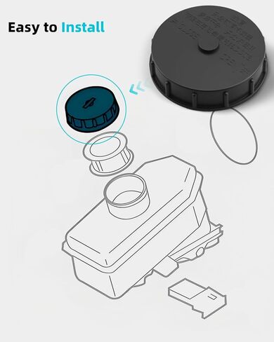 Brake Master Cylinder Oil Reservoir Tank Cap Assy 46020-AL500 Fit for Infiniti QX70/FX QX50/EX Q60/G COUPE Q60/G CONVERTIB Q50 Q45 M45 M37/56 M35/45 G35/37/25 SEDAN G35 in Saudi Arabia