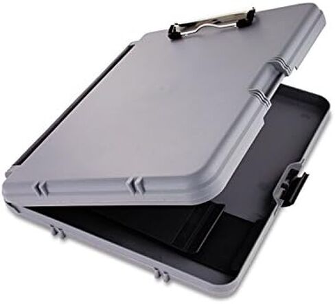WorkMate Storage Clipboard, 1/2" Capacity, Holds 8 1/2w x 12h, Charcoal/Gray in Saudi Arabia