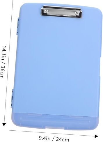 Veemoon File Storage Box Office Supply Document Sorter Desk Organizer Clipboard Storage Portable Paper Box Material Space-Saving Design in Saudi Arabia