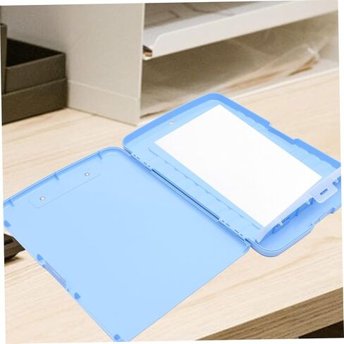 Veemoon File Storage Box Office Supply Document Sorter Desk Organizer Clipboard Storage Portable Paper Box Material Space-Saving Design in Saudi Arabia