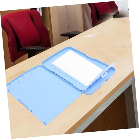 Veemoon File Storage Box Office Supply Document Sorter Desk Organizer Clipboard Storage Portable Paper Box Material Space-Saving Design in Saudi Arabia