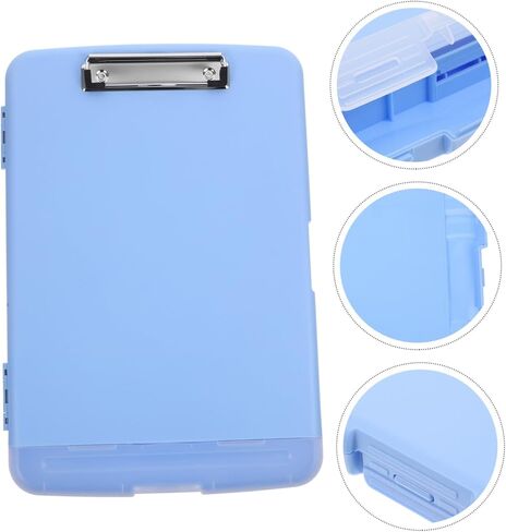 Veemoon File Storage Box Office Supply Document Sorter Desk Organizer Clipboard Storage Portable Paper Box Material Space-Saving Design in Saudi Arabia