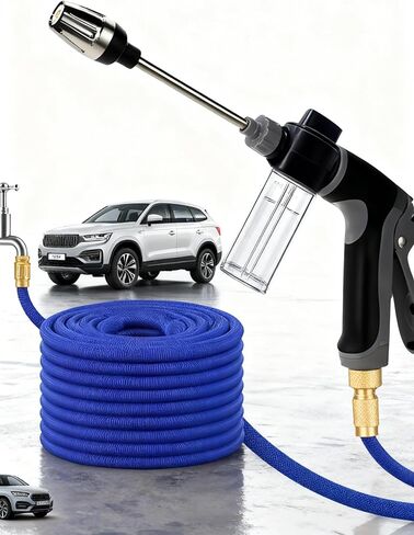 High Pressure Car Wash Water Gun Metal Long Rod Strong Water Flow Portable for Vehicle and Garden Cleaning in Saudi Arabia