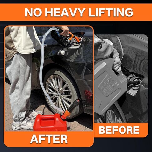 مضخة نقل غاز محمولة تعمل بالبطارية ، مضخة نقل الوقود/المياه 2.2Gpm ، مضخة نقل السائل باليد ، مضخة السيفون الكهربائية التي تعمل بالبطارية لمياه كيروسين غاز الوقود in Kuwait