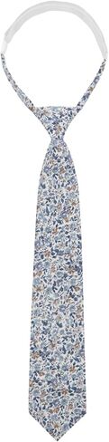 Floral Boys Tie, Cotton Pre-Tied Ties for Boys Girls Wild Flower Kids Neckties for School Wedding Uniform in Saudi Arabia