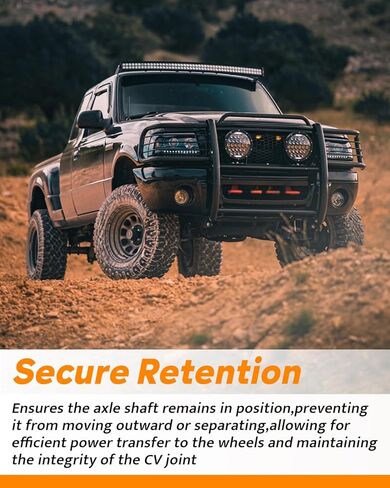 F87Z-3B457-AA حلقة تثبيت محور العجلة الأمامية مناسبة لفورد رينجر 1998 1999 2000 2001 2002 2003 استبدال F87Z3B457AA (2 قطعة) in Kuwait