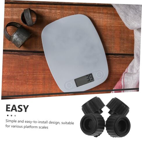 4 قطعة ميزان ذو منصة إلكترونية قدم استبدال مقياس امتصاص الصدمات ملحقات القدم خفيفة الوزن غير قابلة للانزلاق in Kuwait