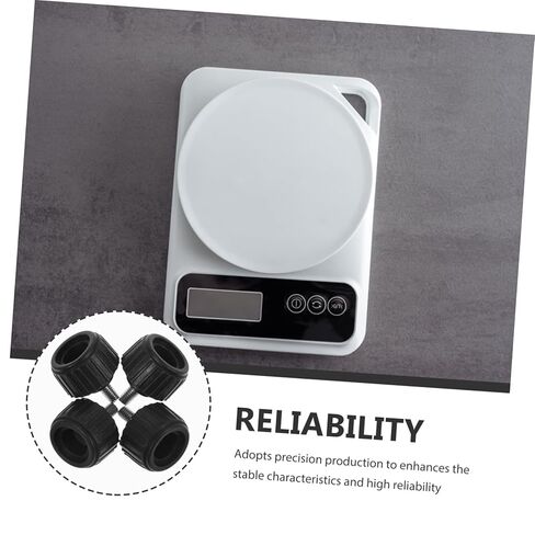 4 قطعة ميزان ذو منصة إلكترونية قدم استبدال مقياس امتصاص الصدمات ملحقات القدم خفيفة الوزن غير قابلة للانزلاق in Kuwait