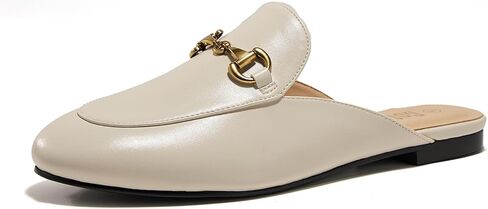 حذاء نسائي مفتوح من الخلف بإبزيم معدني سهل الارتداء ومغلق ومقدمة مستديرة in Kuwait