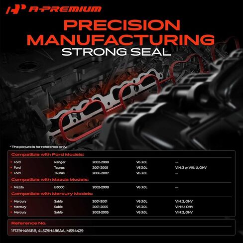 مجموعة حشية حقن الوقود العلوي A-Premium متوافقة مع Ford Taurus 2001-2007، Ranger 2002-2008 وMercury Sable 2001-2005 وMazda B3000 2002-2008، 3.0L in Kuwait