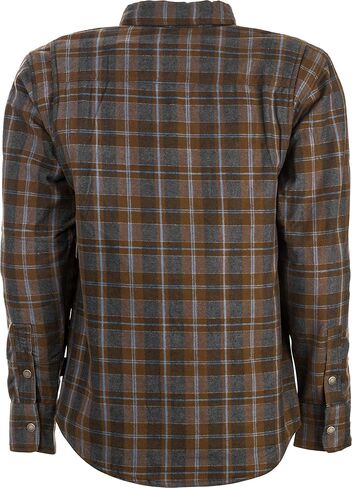 Highway 21 Marksman Flannel Shirt, Plaid, Button-Down Motorcycle Jacket for Men, Protective Woven Cotton Fabric in Saudi Arabia