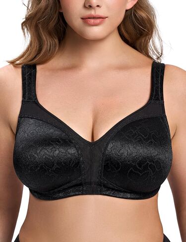 Wingslove Women’s Minimizer Bra Wireless Full Coverage Non-Padded Plus Size No Underwire Everyday Comfort in Saudi Arabia