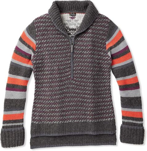 SmartWool Potlach ½ Zip Sweater - Women’s CHUP Merino Wool Sweater Medium Gray Heather X-Small in Saudi Arabia
