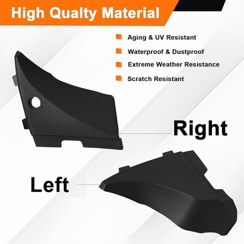 23178017 Windshield Wiper Cowl End Cap Panel 1 Pair Compatible with GMC Sierra 1500 Limited 3500 HD 2500 HD Chevrolet Silverado 1500 LD 3500 HD 2500 HD 2014-2020 Replace OE# 23178017 22776513 in Saudi Arabia