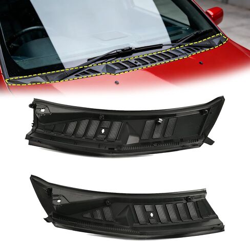 ممسحة الزجاج الأمامي لوحة القلنسوة مصبغة متوافقة مع Ford F150 2015-2020 غطاء النافذة الأمامية إدراج لوحة استبدال FL3Z15022A69B in Kuwait