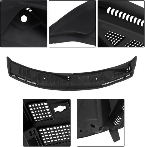 ممسحة الزجاج الأمامي لوحة القلنسوة مصبغة متوافقة مع Ford F150 2015-2020 غطاء النافذة الأمامية إدراج لوحة استبدال FL3Z15022A69B in Kuwait