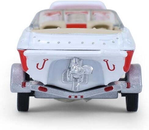 Greenlight Collectibles 32330-A Hitch & Tow Series 33-1:64 Scale Diecast Model - 1967 Dodge D-100 with Boat and Trailer in Saudi Arabia