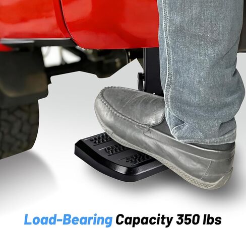 خطوات سرير الشاحنة المصنوعة من الألومنيوم عالي التحمل والمتوافقة مع Toyota Tacoma 2012-2023، خطوة باب خلفي صلبة من قطعة واحدة، استبدال خطوات السرير الخلفية بوزن 350 رطل # PT392-35100 in Kuwait