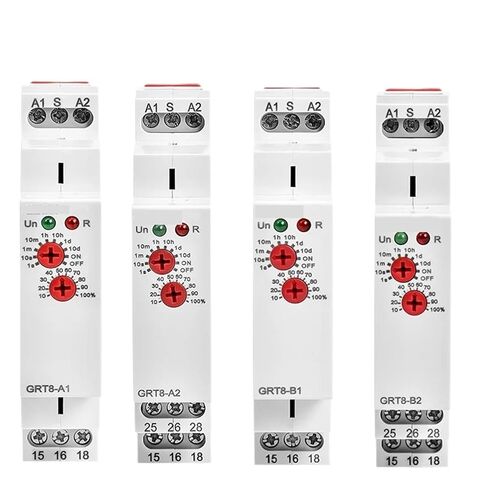 1 قطعة تأخير تأخير إيقاف الموقت التتابع نوع الإلكترونية 16A AC230V أو التيار المتناوب/DC12-240V GRT8-A/B/At/Bt(GRT8-Bt-ACDC12-240V) in Kuwait