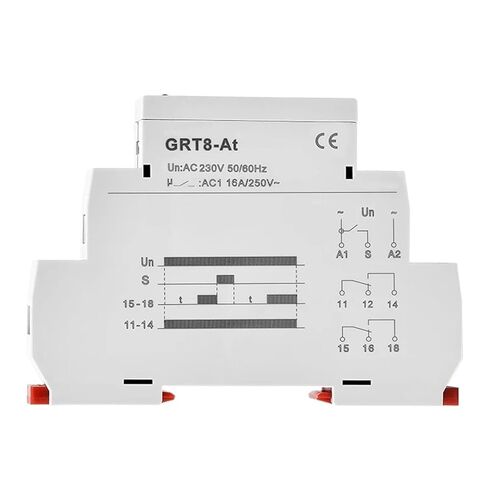 1 قطعة تأخير تأخير إيقاف الموقت التتابع نوع الإلكترونية 16A AC230V أو التيار المتناوب/DC12-240V GRT8-A/B/At/Bt(GRT8-Bt-ACDC12-240V) in Kuwait
