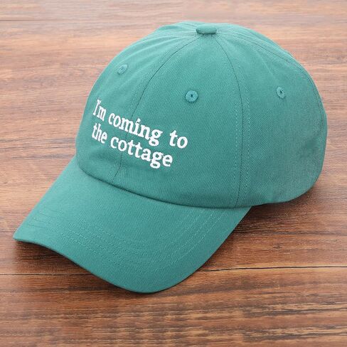 I'm Coming to The Cottage Embroidered Trucker Ilya and Shane Match Hat for Fans Gift Women Men Green in Saudi Arabia