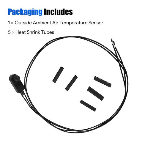 Outside Ambient Air Temperature Sensor Exterior Temperature Sensor Underneath Door Mirror Fit for Fiat 500 500X 500L for Jeep Renegade Punto Alfa Romeo Replace # 71753245 735655747 735603615 in Saudi Arabia
