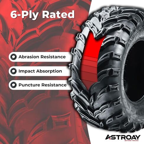 إطار عربة الجولف Ocelot Atacama 23x10-12 A/T - لجميع التضاريس، معتمد من وزارة النقل، هيكل من 4 طبقات، تشغيل سلس وقيادة هادئة، تصميم مداس للاستخدام على الطرق الوعرة/الوعرة in Kuwait
