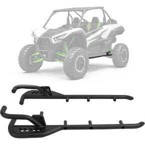 Side Nerf Bar Rock Sliders Compatible with 2020-2026 Kawasaki Teryx KRX 1000 2 Doors Replacement for 99994-1314 Tree Kickers Side Step Nerf Bar Set Steel Powder Coated Black in Saudi Arabia