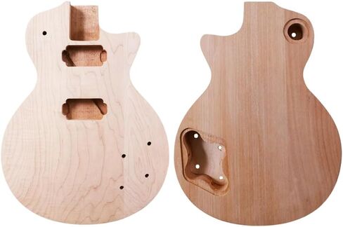 New Guitar Body Mahogany Maple Cap DIY Electric Guitar Replacement Set in Unfinished DIY bolt on in Saudi Arabia