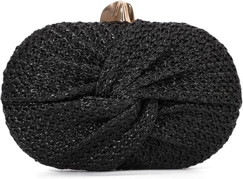 Emprier Straw Clutch Purses for Women Summer Beach Woven Bag in Kuwait