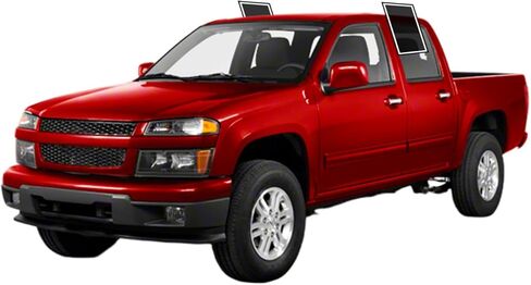 طبقة تظليل نافذة مسبقة القطع من AUTOTEK لسيارة Chevy Colorado Crew 2004-2012 نافذة الصف الأمامي 25% VLT 2Ply مضادة للكسر، كتلة للأشعة فوق البنفسجية، حماية الخصوصية، سهلة التركيب، لا حاجة للتشذيب، تقليل الحرارة والوهج in Kuwait