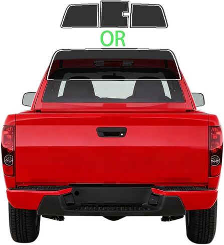 طبقة تظليل نافذة مسبقة القطع من AUTOTEK لسيارة Chevy Colorado Crew 2004-2012 نافذة الصف الأمامي 25% VLT 2Ply مضادة للكسر، كتلة للأشعة فوق البنفسجية، حماية الخصوصية، سهلة التركيب، لا حاجة للتشذيب، تقليل الحرارة والوهج in Kuwait