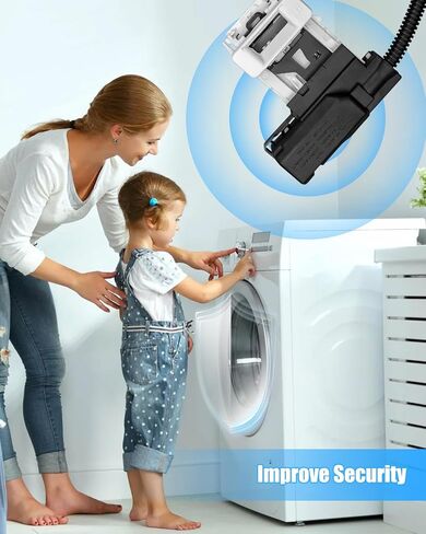 مجموعة مزلاج قفل غطاء الغسالة مناسبة لدوامة Maytag MVWC565FW0 WTW4616FW0 WTW4616FW1 والمزيد استبدال W11307244 W10682535 W10838613 in Kuwait