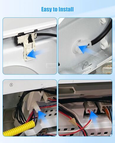 مجموعة مزلاج قفل غطاء الغسالة مناسبة لدوامة Maytag MVWC565FW0 WTW4616FW0 WTW4616FW1 والمزيد استبدال W11307244 W10682535 W10838613 in Kuwait