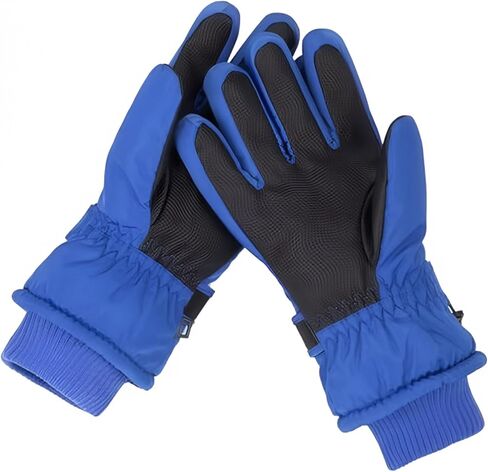 Kids-Waterproof-Winter-Thinsulate-Warm-Gloves - Girls-Boys Fleece Thermal Snowboard-Snow Gloves Mittens for Cold Weather(5-10Years) in Saudi Arabia