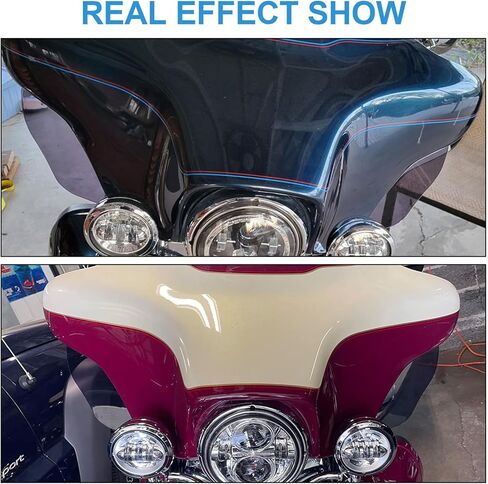 عاكسات هواء للزجاج الأمامي للدراجة النارية من PSLER - أسود، بلاستيك ABS، مشبك، من أجل Harley Davidson Street Glide Electra Glide Tri Glide 1997-2013 in Kuwait