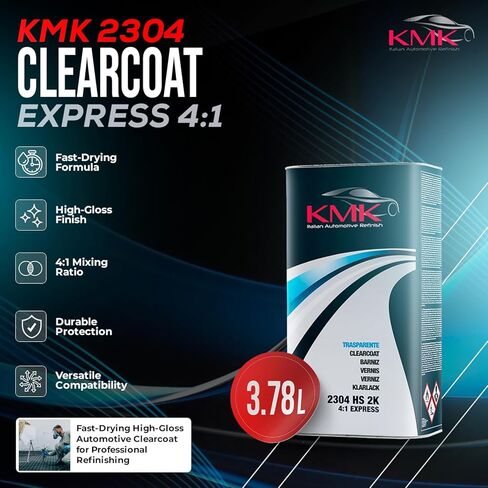 KMK 2304 Clearcoat Express 4:1-3.78L – High-Gloss Automotive Clearcoat with Fast Drying and Durable Finish in Kuwait