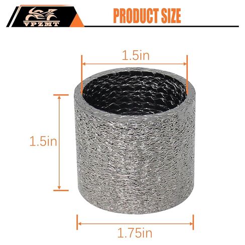 Exhaust Pipe Muffler Gasket Slip On Header Exhausts Gaskets Rings for Harley Sportster XL883 1200, VRSC V-Rod, Softail Fat Boy, Touring Road King Electra Glide Street Glide Road Glide Trike in Saudi Arabia