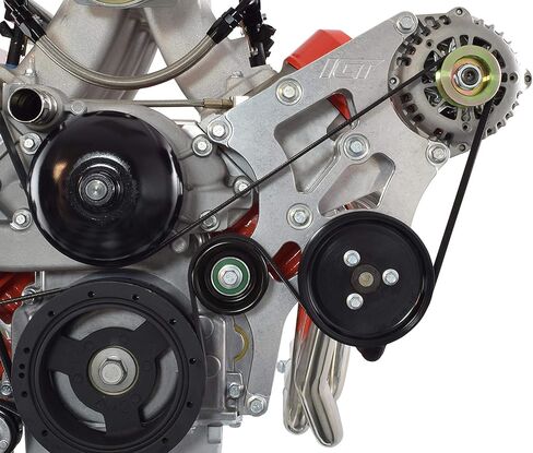 ICT Billet LS Swap Alternator and Power Steering Bracket Kit Compatible with Corvette BMW 330i E46 LS1 LS3 LSX 4.8L 5.3L 6.0L 551796-1 in Saudi Arabia