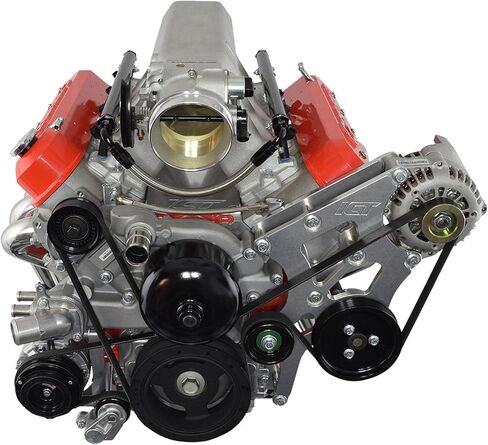 ICT Billet LS Swap Alternator and Power Steering Bracket Kit Compatible with Corvette BMW 330i E46 LS1 LS3 LSX 4.8L 5.3L 6.0L 551796-1 in Saudi Arabia