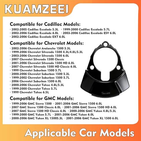 924-236 2Pcs Front Brake Dust Shield for Cadillac for Escalade ESV 2003-2006, for Cadillac for Escalade 1999 2000 2002-2006,for Chevrolet Avalanche 1500 2002-2006 Replaces#15181162 in Kuwait
