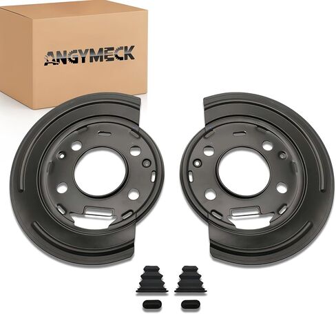 Pair Rear Brake Dust Shield Compatible with Select Cadillac Escalade Chevrolet Avalanche Express Silverado GMC Savana Sierra Replace 924-223, ‎88965717 in Saudi Arabia