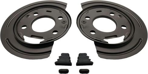 Pair Rear Brake Dust Shield Compatible with Select Cadillac Escalade Chevrolet Avalanche Express Silverado GMC Savana Sierra Replace 924-223, ‎88965717 in Saudi Arabia