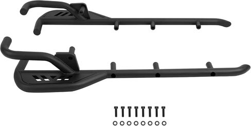 Side Nerf Bar Rock Sliders Compatible with 2020-2026 Kawasaki Teryx KRX 1000 2 Doors Replacement for 99994-1314 Tree Kickers Side Step Nerf Bar Set Steel Powder Coated Black in Saudi Arabia