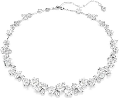 Swarovski Constella necklace Round cut, White, Rhodium plated in Saudi Arabia