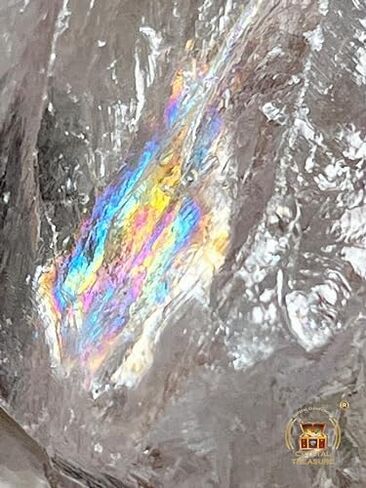 Beautiful Satyaloka Quartz Crystal 263 Gram Record Keeper Synergy 12 Stones Altar Stone Rainbow Quartz Rare-B0D455W3VJ in Saudi Arabia