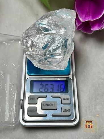 Beautiful Satyaloka Quartz Crystal 263 Gram Record Keeper Synergy 12 Stones Altar Stone Rainbow Quartz Rare-B0D455W3VJ in Saudi Arabia