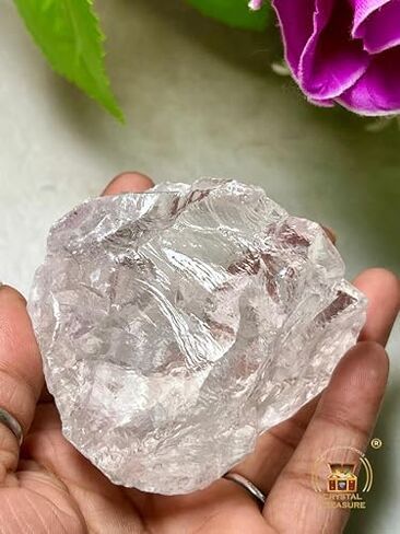 Beautiful Satyaloka Quartz Crystal 263 Gram Record Keeper Synergy 12 Stones Altar Stone Rainbow Quartz Rare-B0D455W3VJ in Saudi Arabia